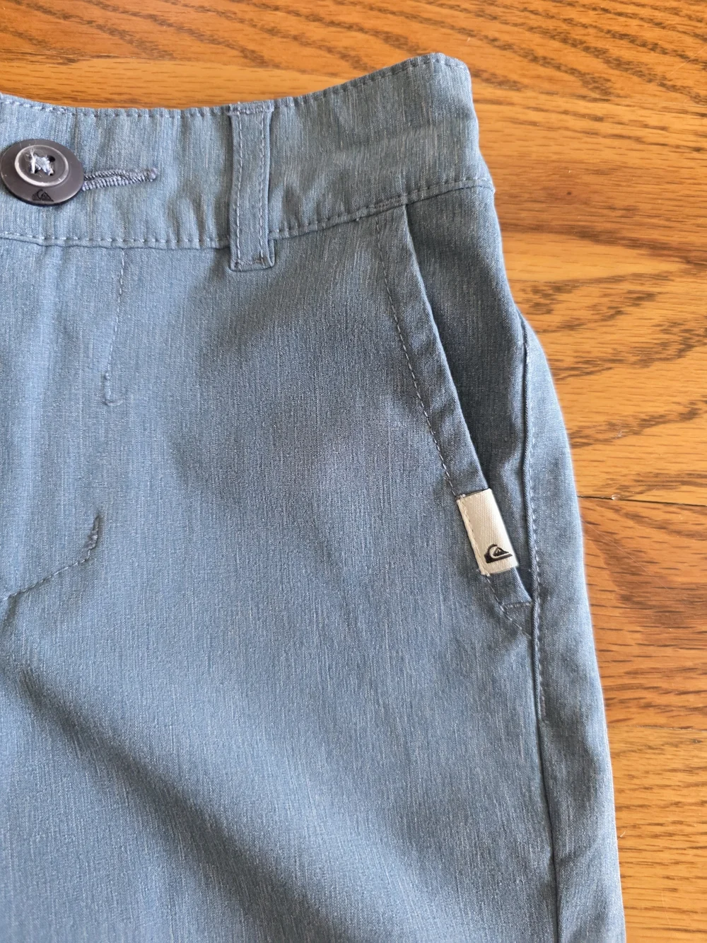 Quiksilver Light Blue Kids Casual Shorts with Front Pockets